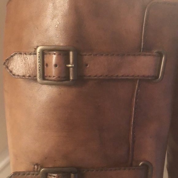 Brown leather boots - Picture 7 of 8